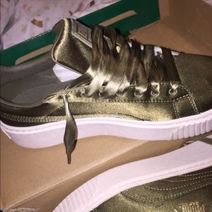 Olive Green Puma Creepers